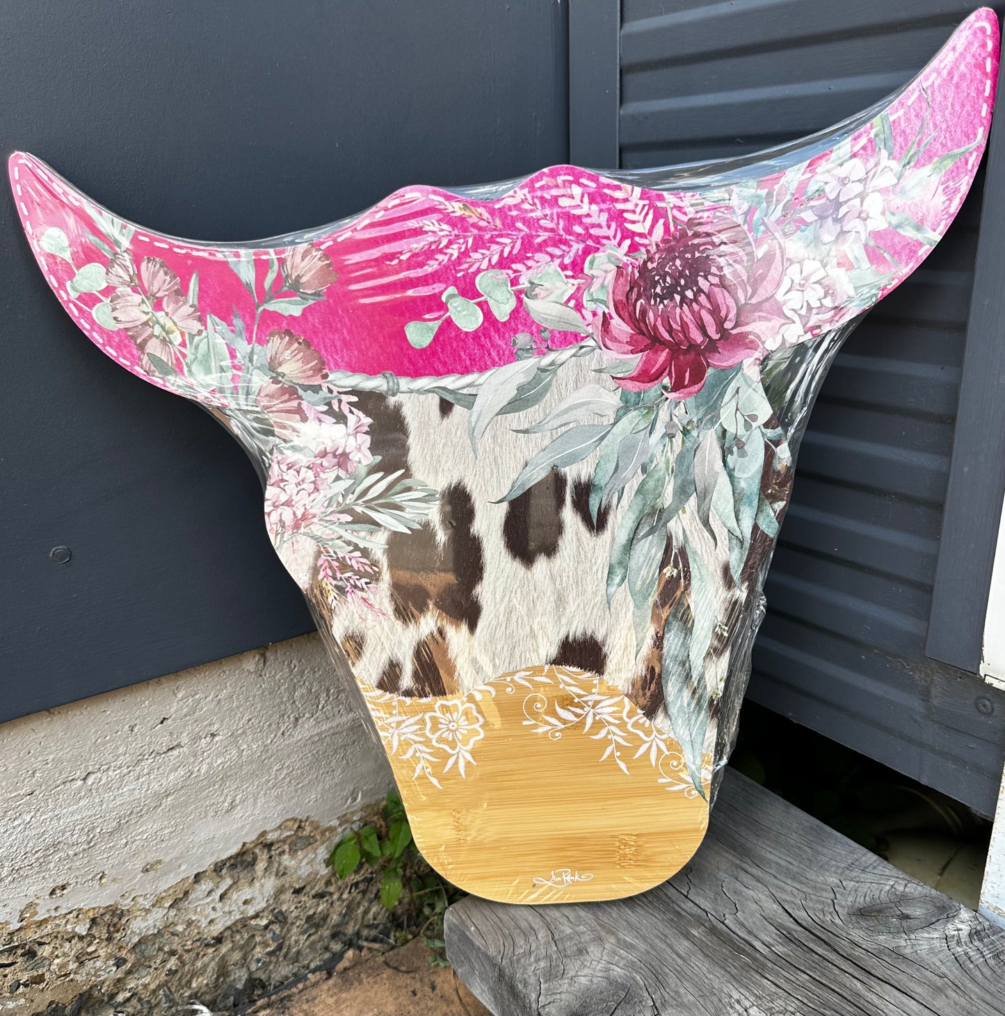Lisa pollock pretty in pink cowhide