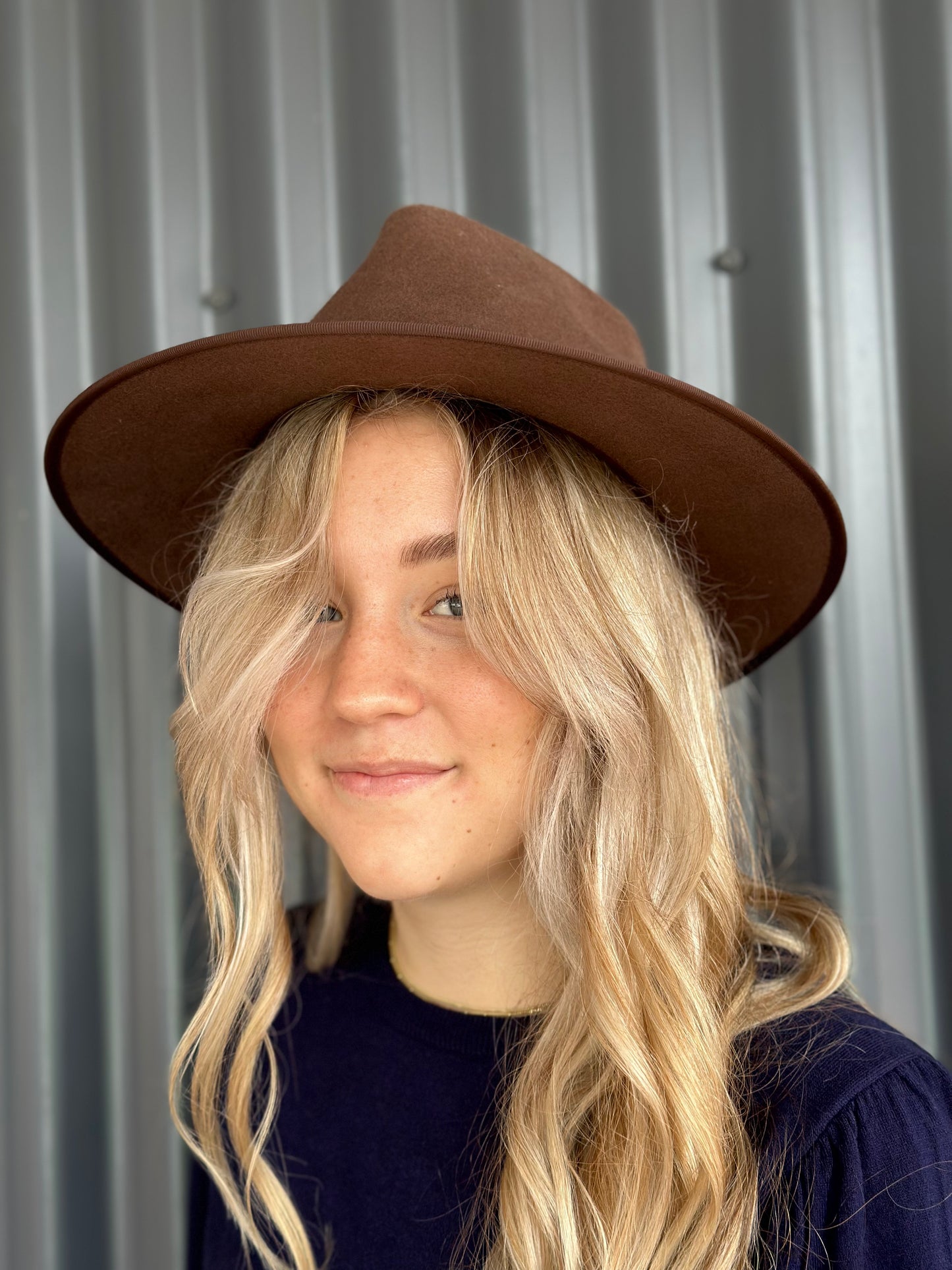 Before dark felt hat