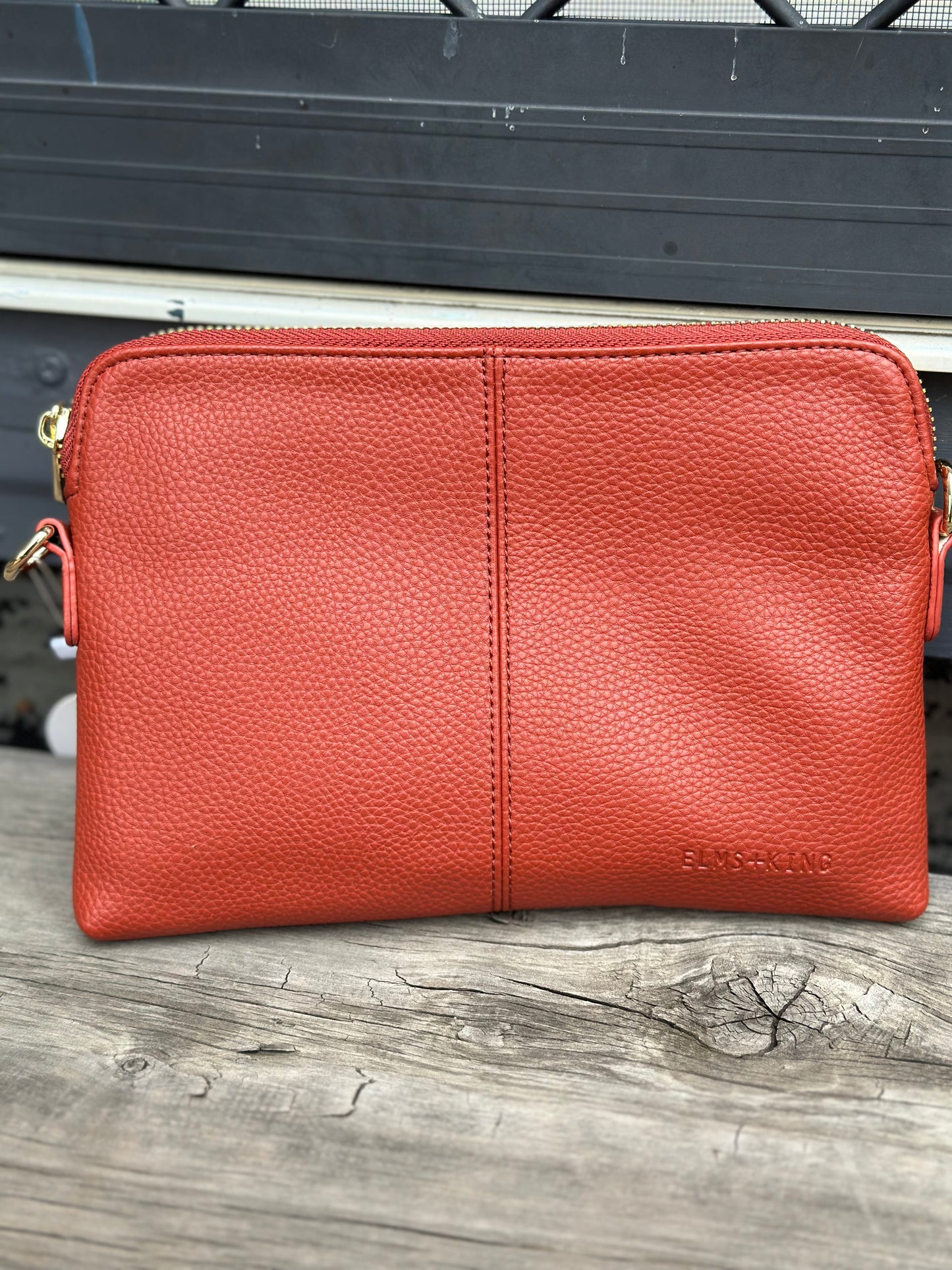 Elms and King wallet with strap
