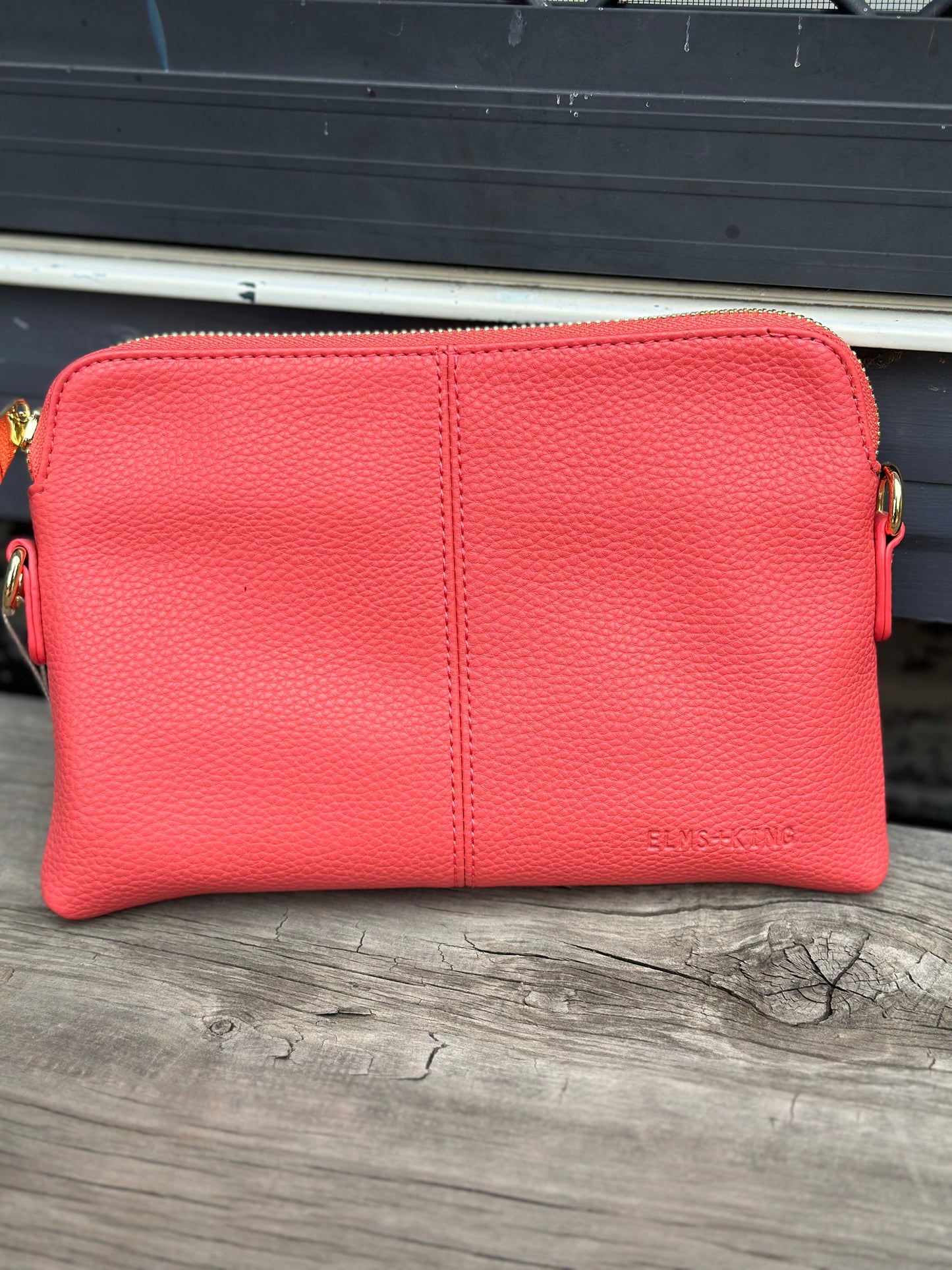 Elms and King wallet with strap
