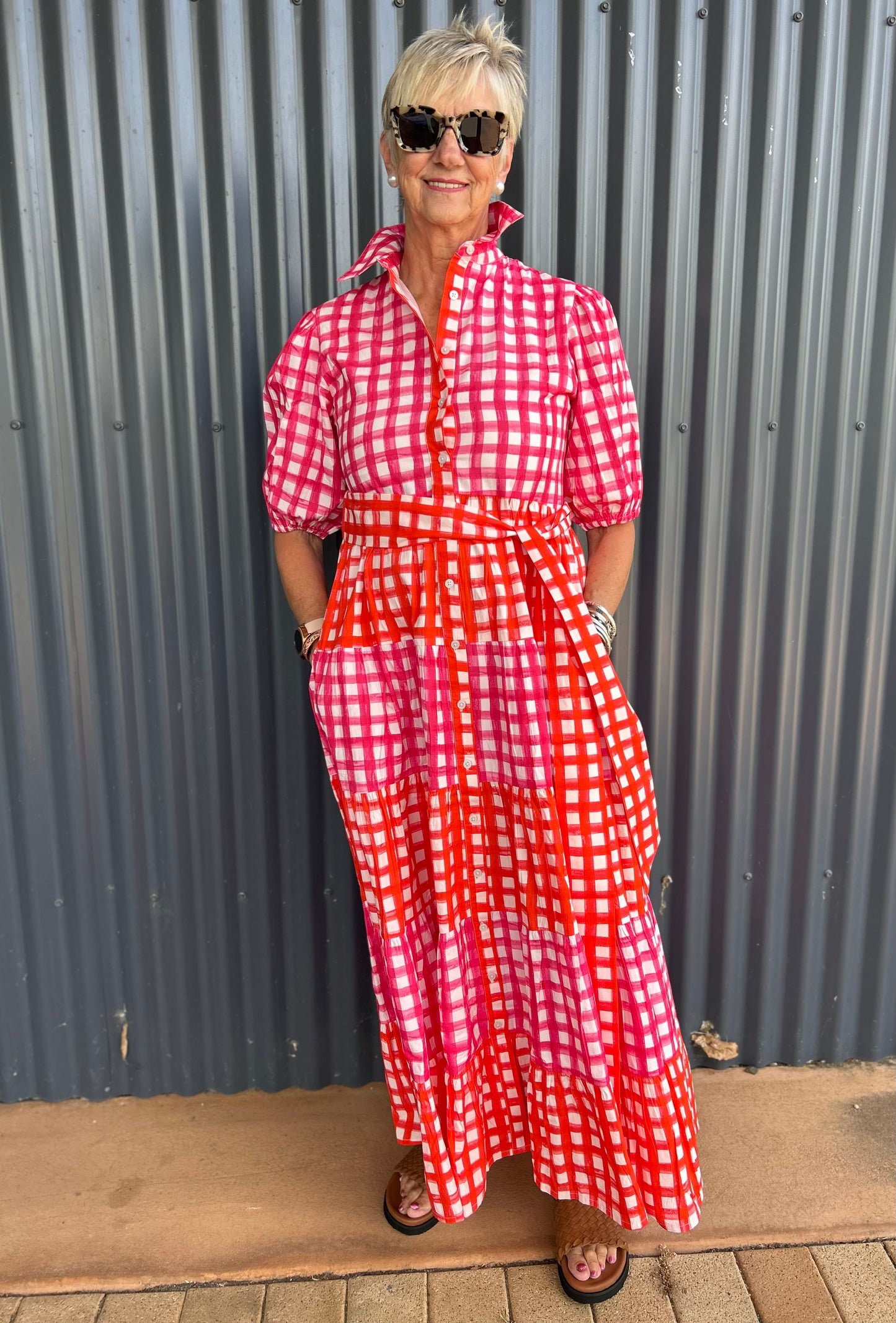 Liv & Milly Alice Gingham Dress