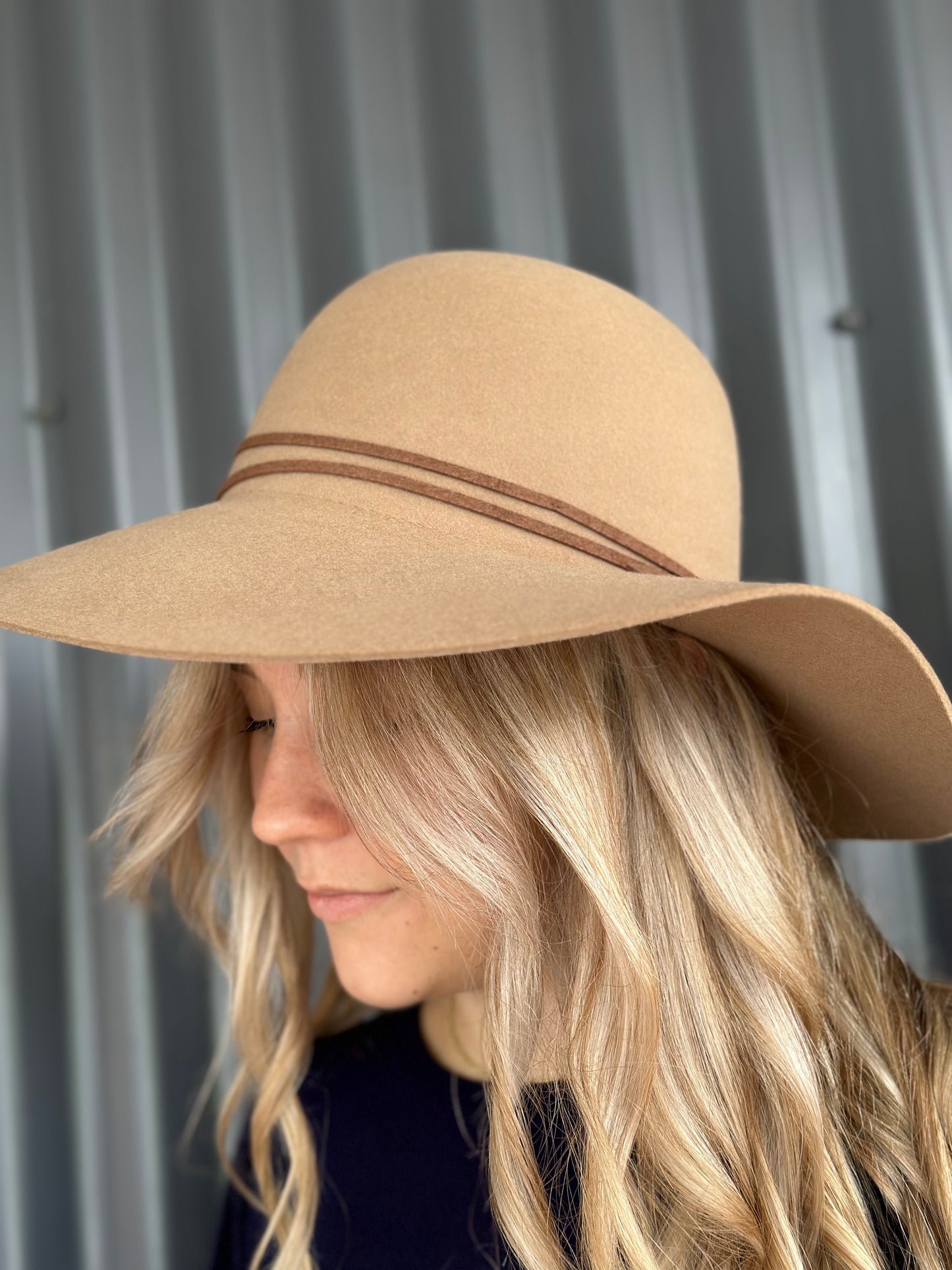 Wool felt hat- Rosie