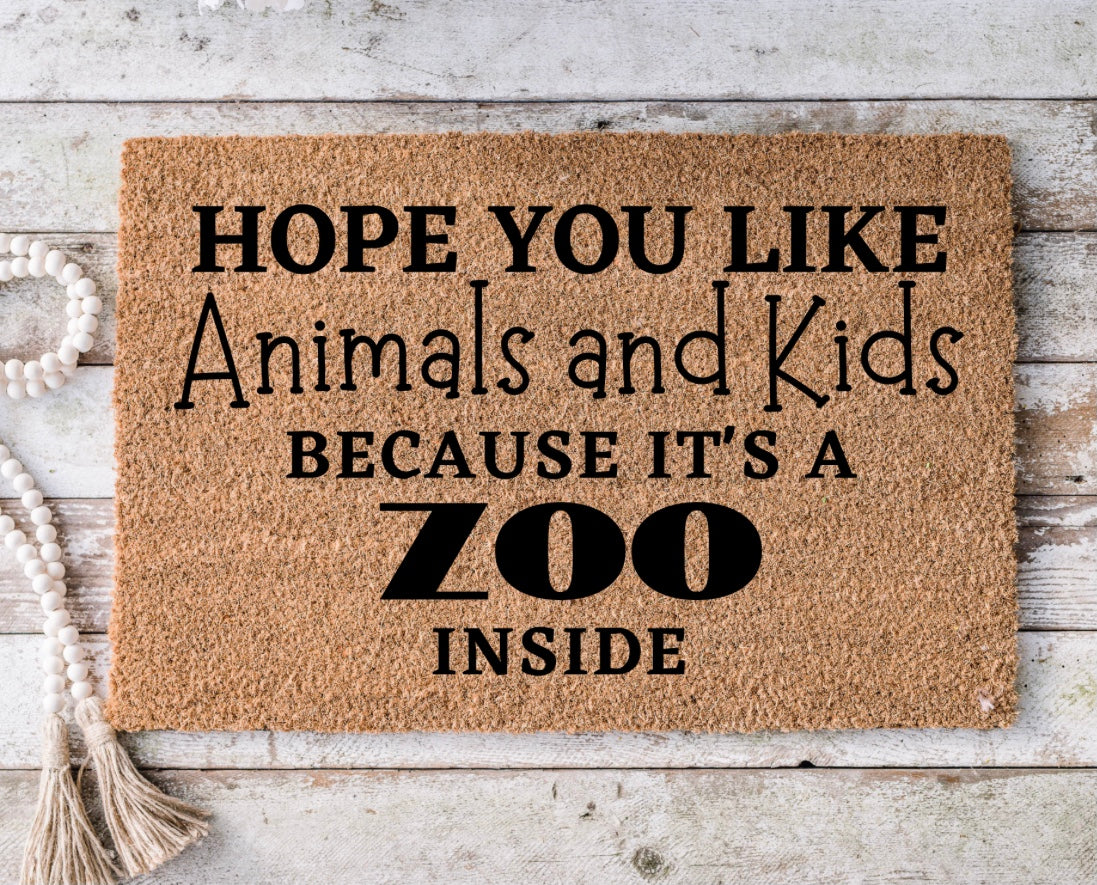 Outside door mats