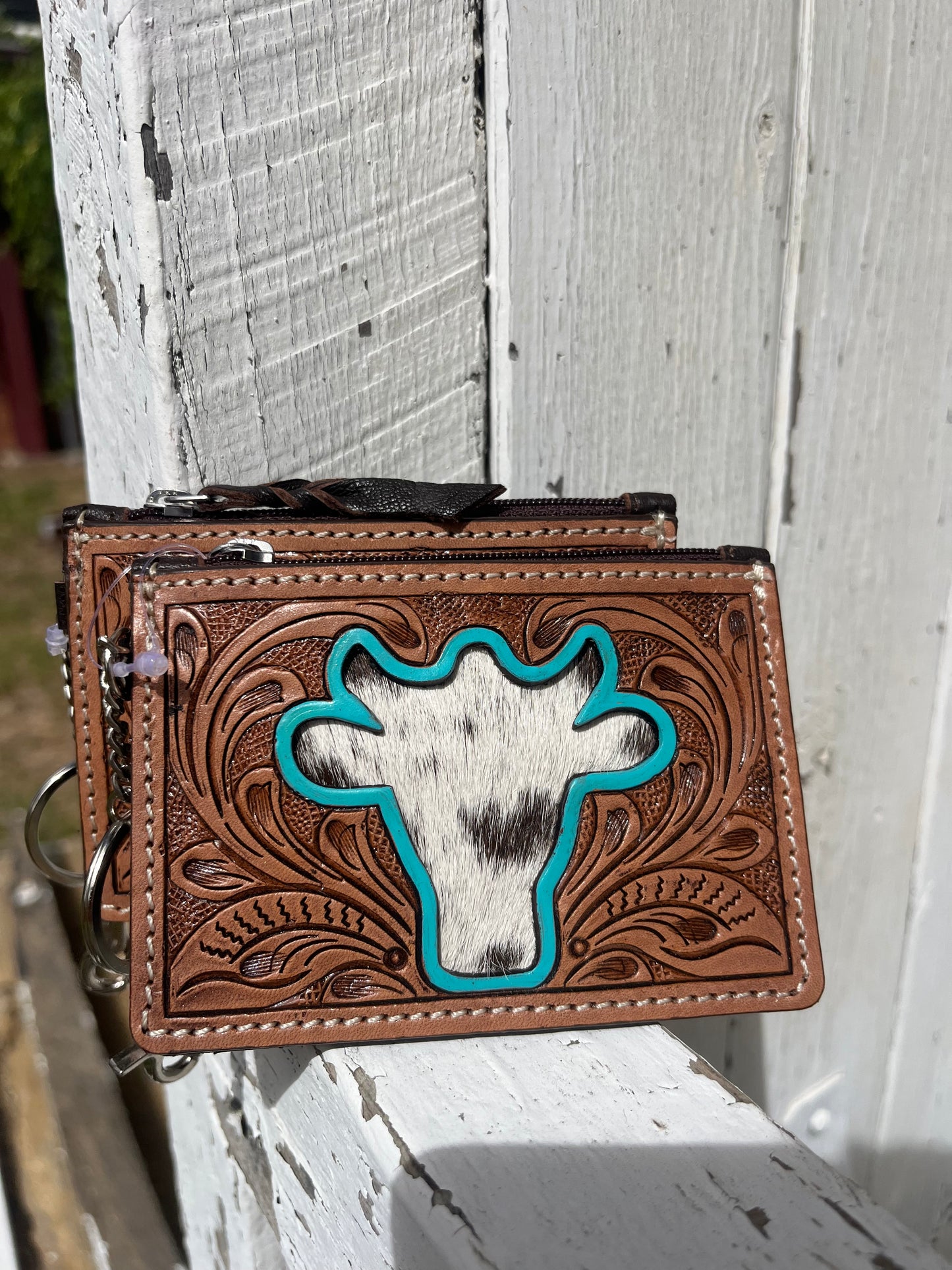 Coin purse cowhorn