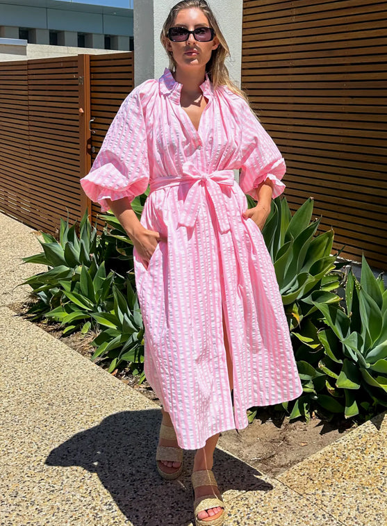 KIIK luxe shirt dress
