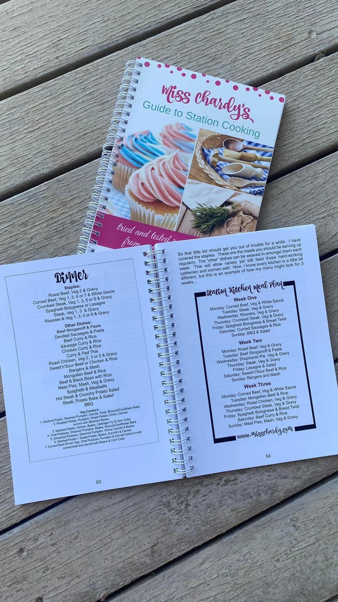 Miss Chardy cook books