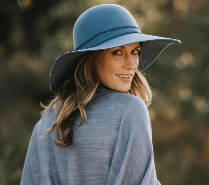 Wool felt hat- Rosie