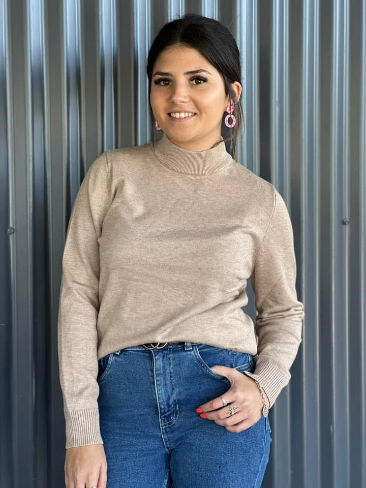 Caroline Morgan turtle neck knits